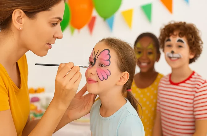 Serviço de Maquiagem Infantil Serviço de Maquiagem Infantil