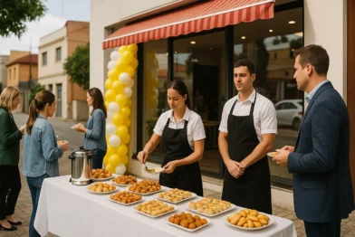 Buffet para Inauguração de Loja​