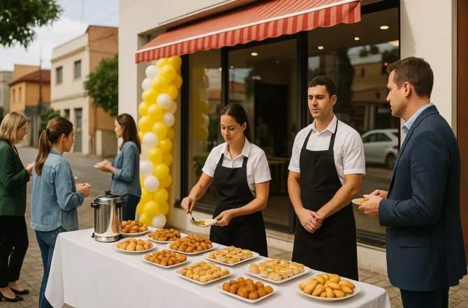 Buffet para Inauguração de Loja​